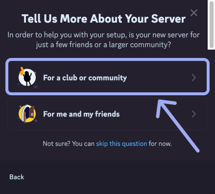 Create a discord Server